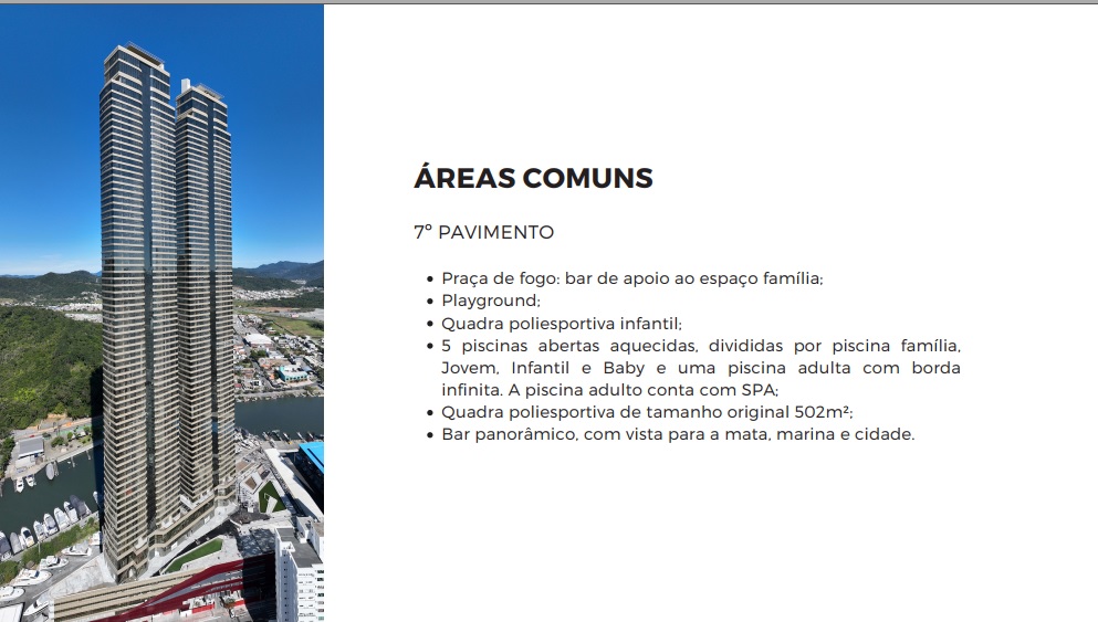 Dpto. en Las Gemelas de Camboriu (Yacht House)